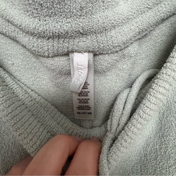 Skims Cozy Knit Lounge Shorts – Sage Green 4X - Picture 4 of 7
